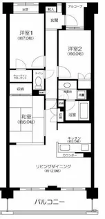 リーデンススクエア横浜鶴見【5階】の間取り
