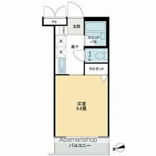 ハイツ南常盤台【1階】の間取り