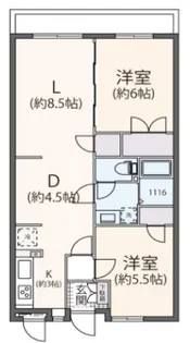 グランドステータス相武台【3階】の間取り