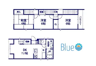 3DKの間取り画像
