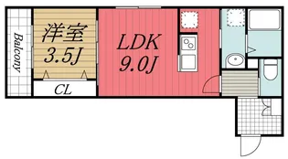 千葉県市原市五井中央西3【アパート】の間取り