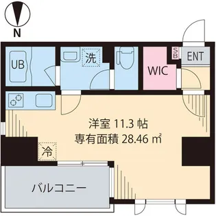 S.S.キューベライズ【10階】の間取り