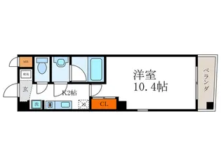 グランコスモ河原町の間取り