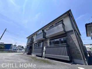 群馬県伊勢崎市赤堀鹿島町【アパート】の外観