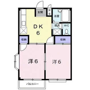 スプリングマーチ【1階】の間取り