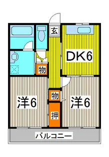 ベルデュール【3階】の間取り