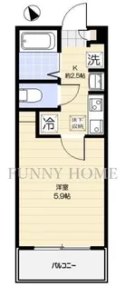 東京都世田谷区若林3【アパート】の間取り
