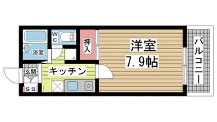 アルブル【2階】の間取り
