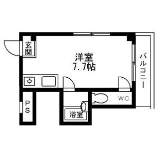 大阪府大阪市東淀川区東中島1【マンション】の間取り