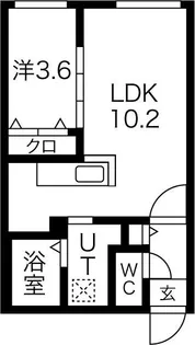 北海道札幌市東区北九条東2【マンション】の間取り
