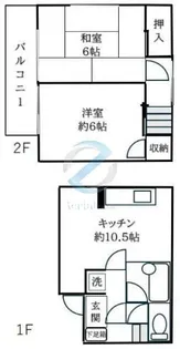 千葉県市川市広尾1【一戸建】の間取り