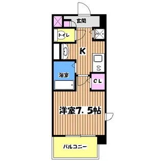 エル・スプランドゥール【2階】の間取り