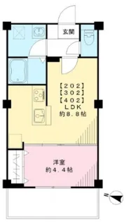 東京都墨田区東駒形4【マンション】の間取り