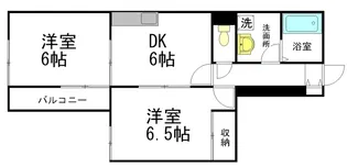 ガーデンフラット【1階】の間取り