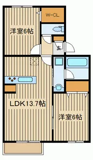 東京都練馬区桜台5【アパート】の間取り