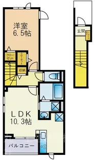 ラメゾン385【2階】の間取り