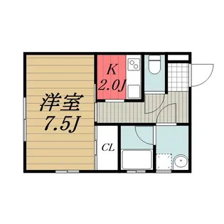 千葉県千葉市緑区鎌取町【アパート】の間取り