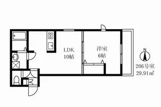 エスタジオ荻窪【2階】の間取り