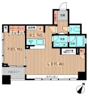 メゾンド日本橋三越前【2階】の間取り