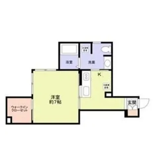 東京都港区南青山7【アパート】の間取り