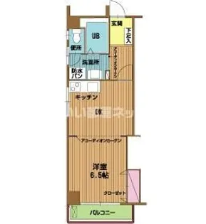 奥堂グリーンハイツ【2階】の間取り