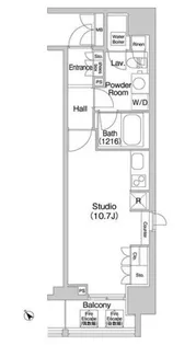 東京都渋谷区千駄ヶ谷4【マンション】の間取り