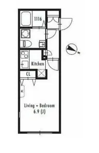 GRAN PASEO 代々木【4階】の間取り