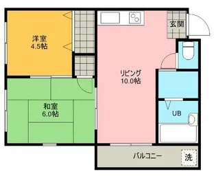 メゾンビュー【2階】の間取り