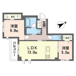 【新築】エスポアコリーヌ【SHM】【2階】の間取り