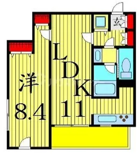 スカイグランデ京成小岩【7階】の間取り