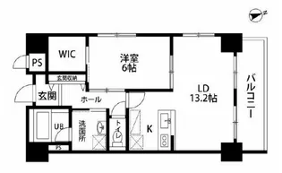 TRIBUTE元浜【1階】の間取り