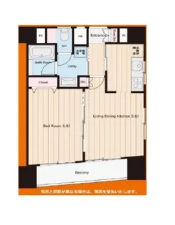 センチュリー東上野【9階】の間取り