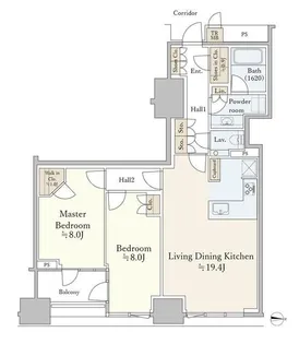 三田ガーデンヒルズ イーストヒル【5階】の間取り