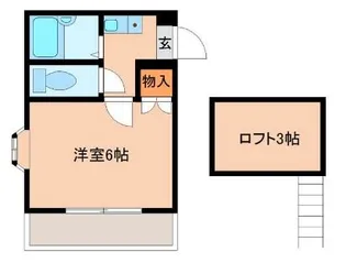 グランデコUNO花津留【2階】の間取り