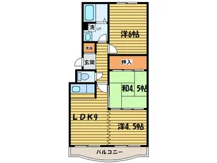 シャト-和田【4階】の間取り