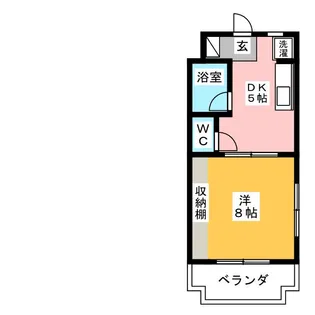 イースト8【3階】の間取り