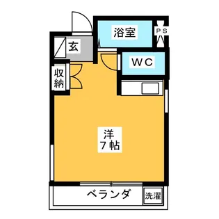 レジデンス原【3階】の間取り