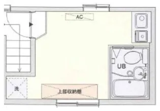 リプロン蒲田13【1階】の間取り