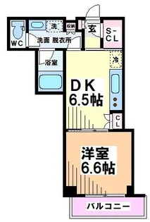 東京都渋谷区笹塚1【マンション】の間取り