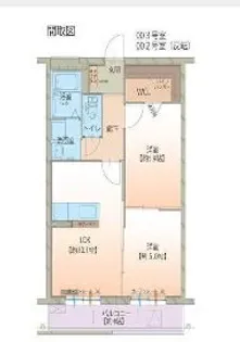 岐阜県多治見市笠原町【マンション】の間取り