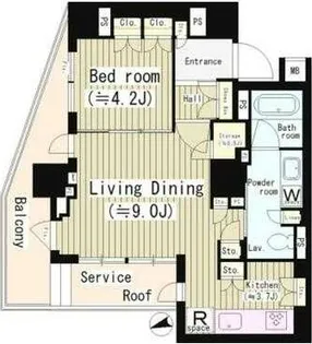 東京都世田谷区玉川4【マンション】の間取り
