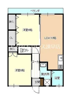 ノアハイツ【1階】の間取り