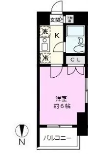 アネックス蒲生西町【3階】の間取り