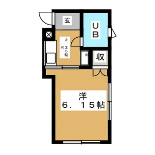 ハイツカルチェラタン【2階】の間取り