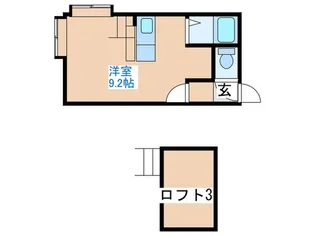 アリエル水車町【2階】の間取り