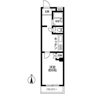 磯子川辺ビル【3階】の間取り