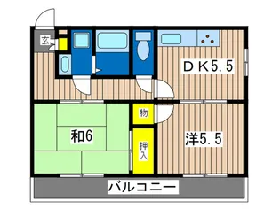 サンア-ク元町【3階】の間取り