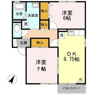 ベルエポック【1階】の間取り