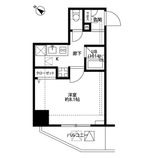 プレール・ドゥーク赤羽【11階】の間取り