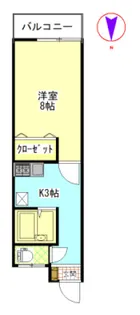 シャルマン小鳥【1階】の間取り